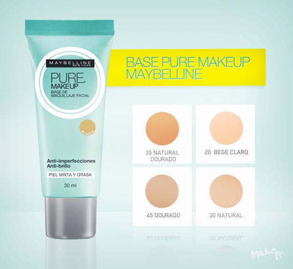 Base Líquida Maybelline Pure Make Up